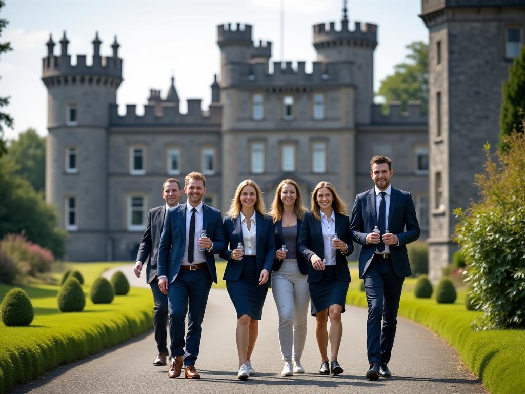 Corporate team building at Irish castle venue