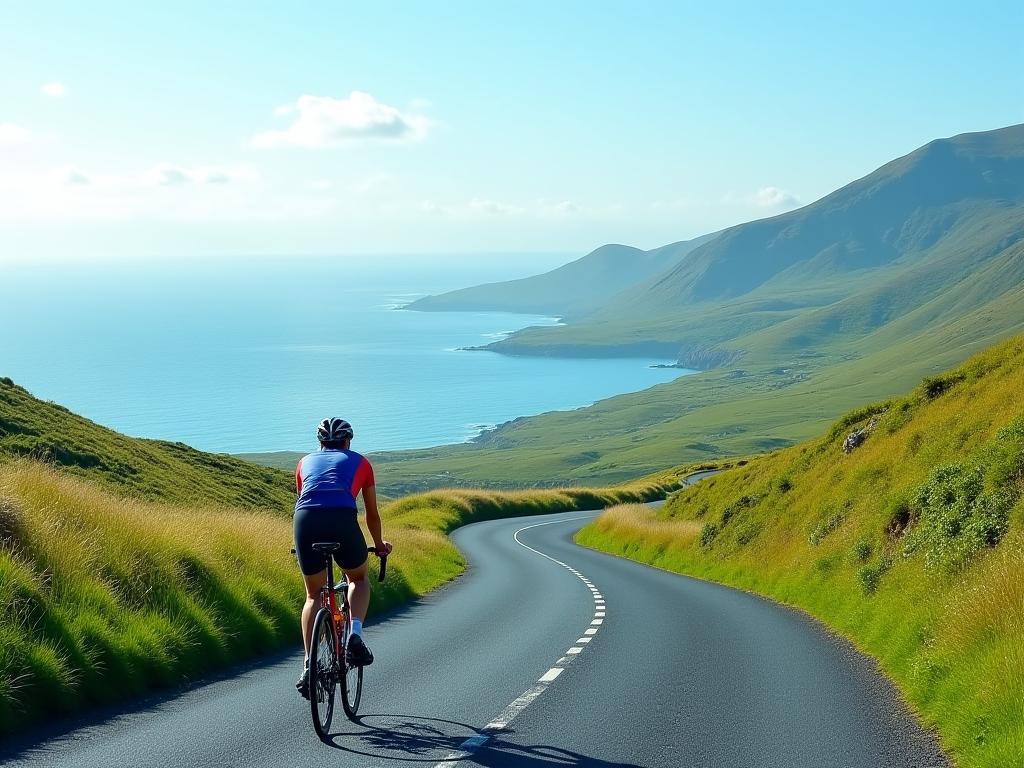 Ring of Kerry cycling tour on scenic route
